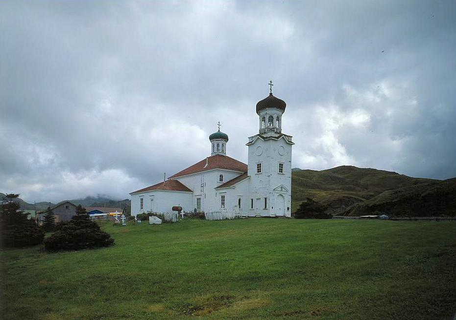 Holy Ascension Russian Orthodox Church, Unalaska Alaska NORTHEAST SIDE