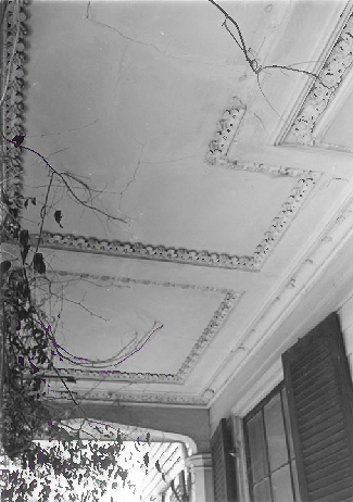 Robinson House - Quietdale, Huntsville Alabama 1978 Ceiling of front porch