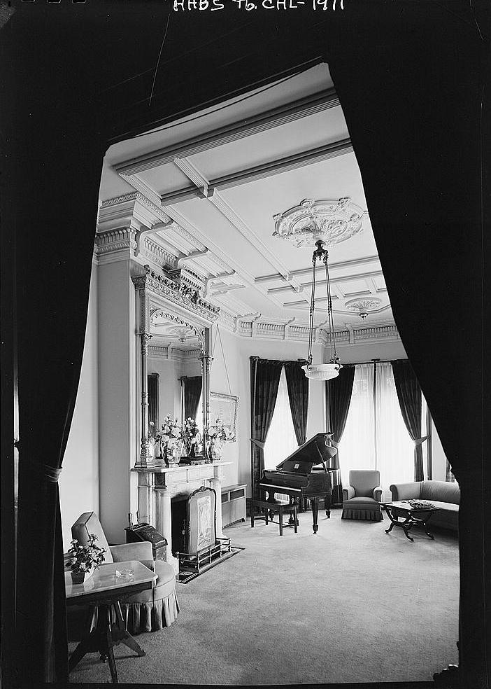 Carson House - Ingomar Club, Eureka California October 1960 FIRST FLOOR LIVING ROOM