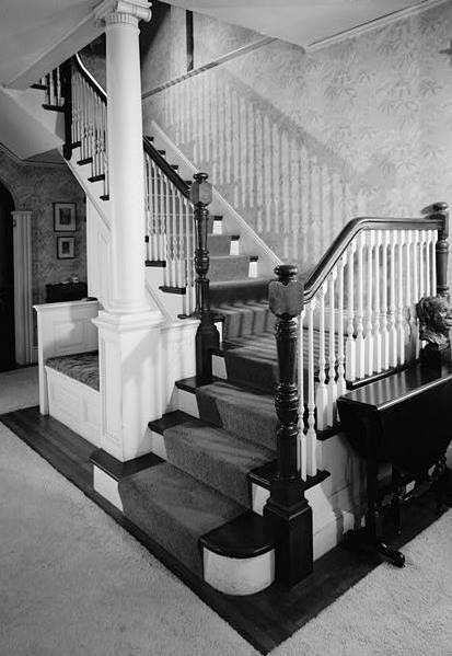 Henry Perry House, Southport Connecticut 1966 STAIRCASE, FIRST FLOOR