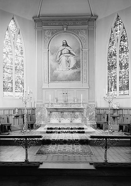 Trinity Church, Southport Connecticut 1968 GENERAL VIEW OF ALTAR
