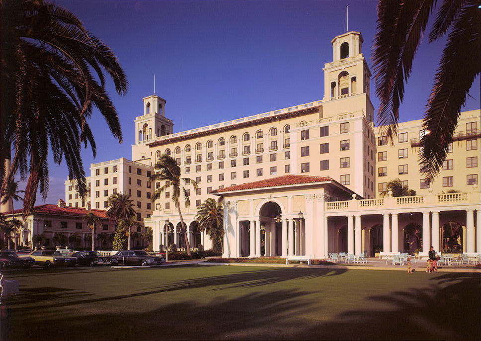 The Breakers Hotel, Palm Beach Florida 1972 VIEW FROM SOUTHWEST