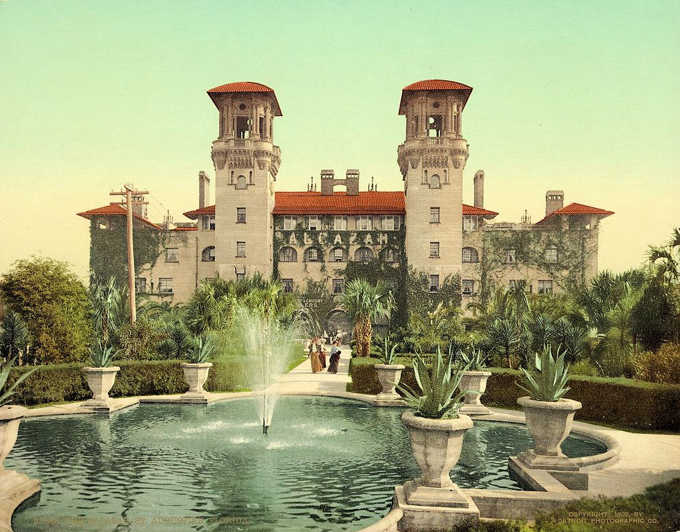 Alcazar Hotel, St Augustine Florida 1902 The Alcazar