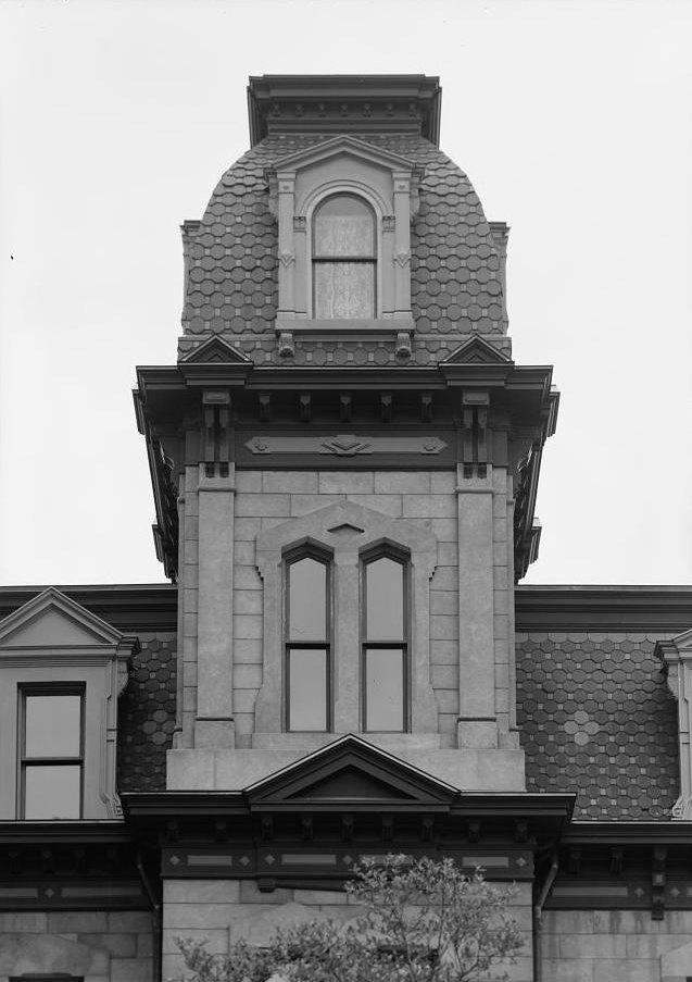Hegeler Carus Mansion, La Salle Illinois 2008 South cupola tower