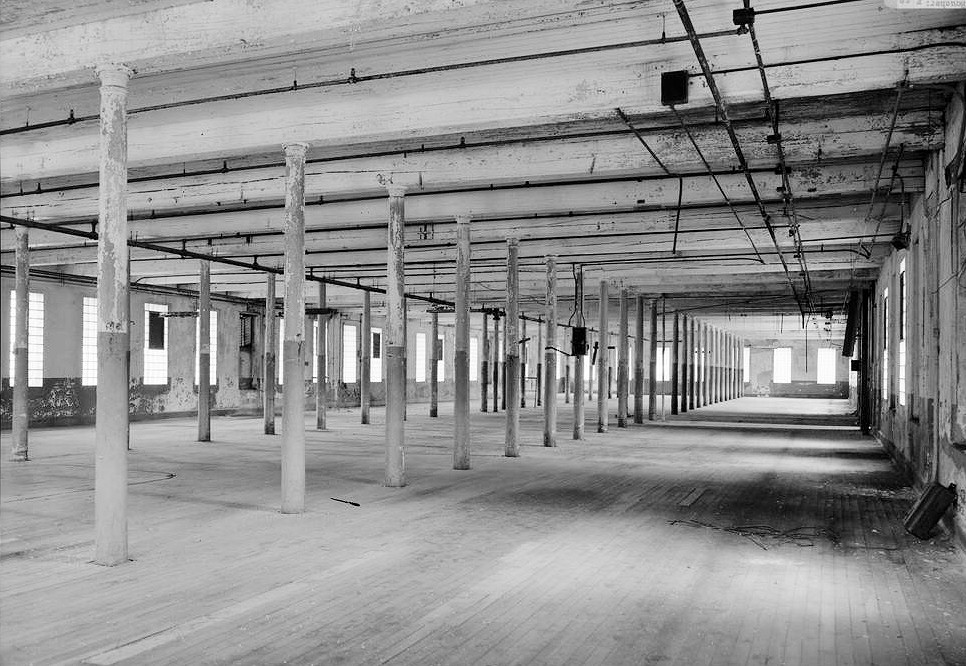 Indiana Cotton Mills, Cannelton Indiana 1974 THIRD FLOOR, WESTERLY DIRECTION
