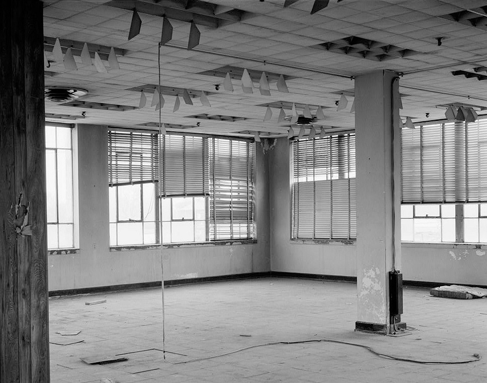 Duesenberg Automobile Company, Indianapolis Indiana 1984 THIRD FLOOR, VIEW NORTHEAST