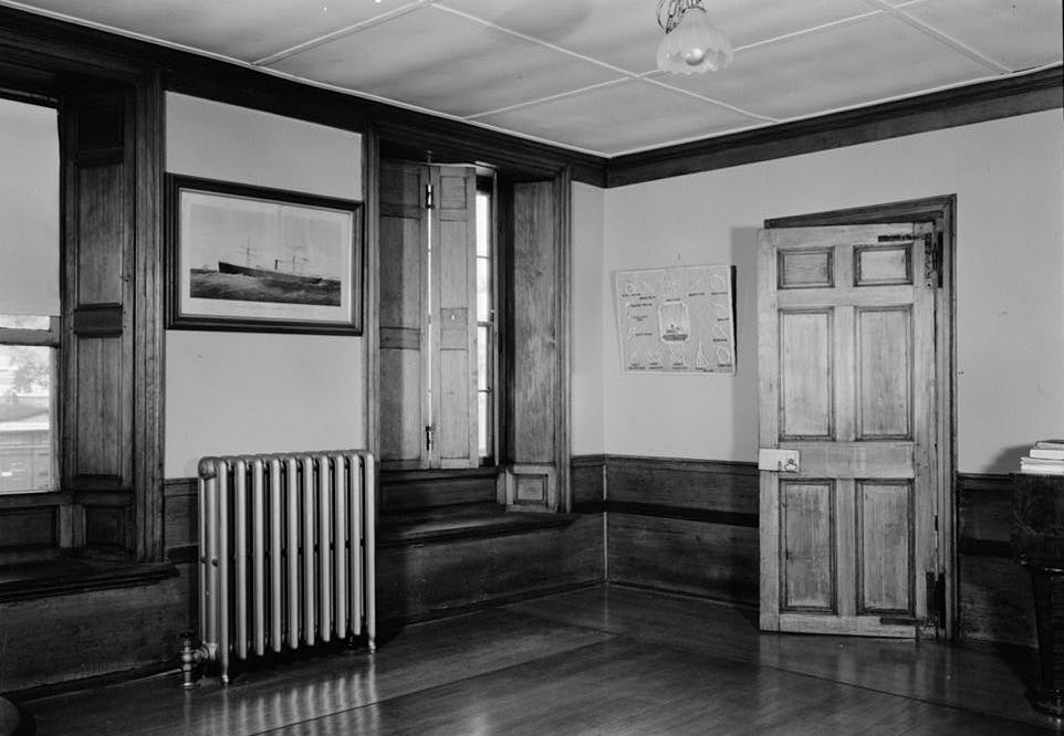 William Rotch Jr. House, New Bedford Massachusetts 1961 EAST AND SOUTH WALLS, NORTHEAST FRONT ROOM