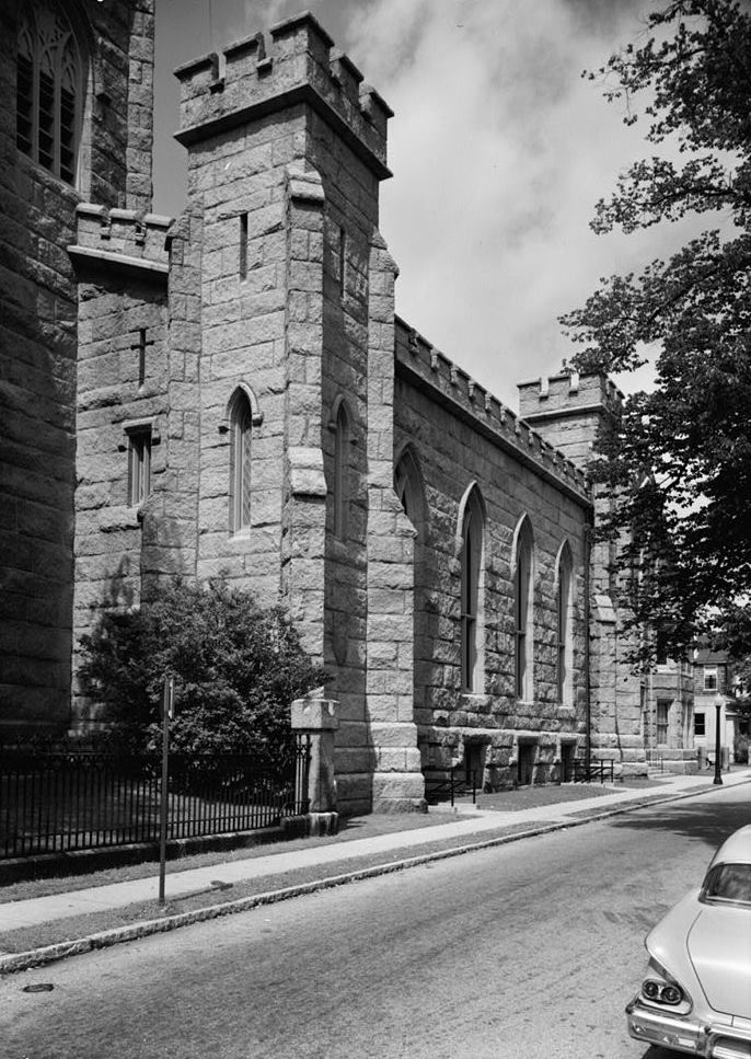 Congregational (now First Unitarian) Church, New Bedford Massachusetts August 1961 EAST ELEVATION