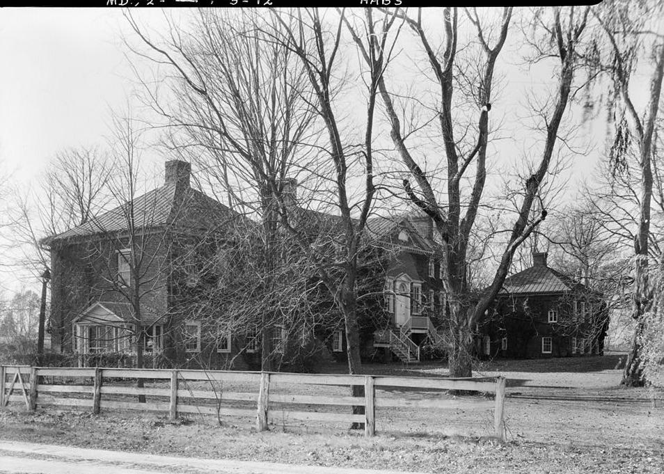 Whitehall House, Annapolis Maryland 1936 LAND SIDE