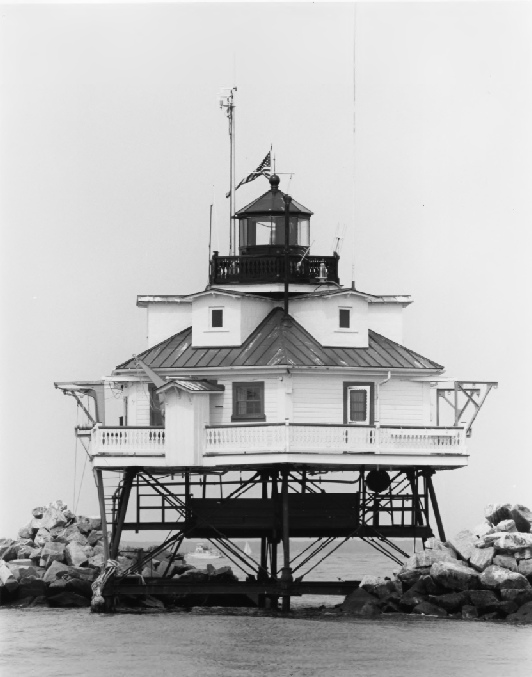 Thomas Point Shoals Light Station, Annapolis Maryland Tower in 1990