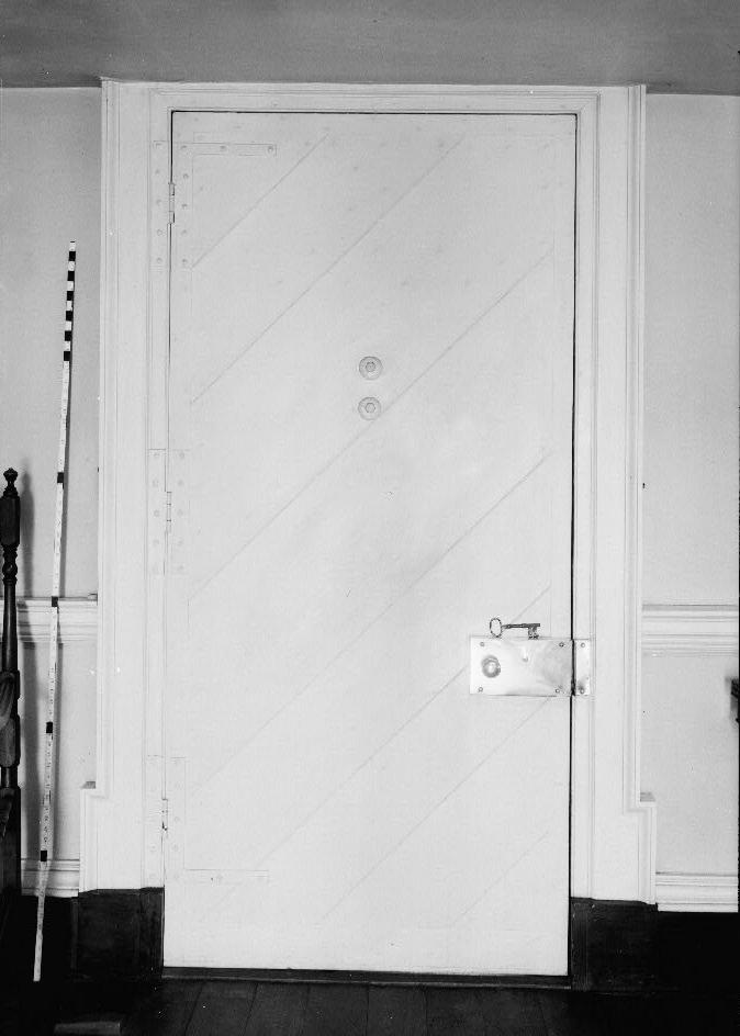 Montpelier - Snowden House, Laurel Maryland 1936 DETAIL OF DOOR.