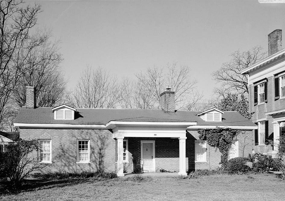 Riverview Mansion - Burris House - McLaran-Humphreys House, Columbus Mississippi 1975 DEPENDENCY, EAST SIDE