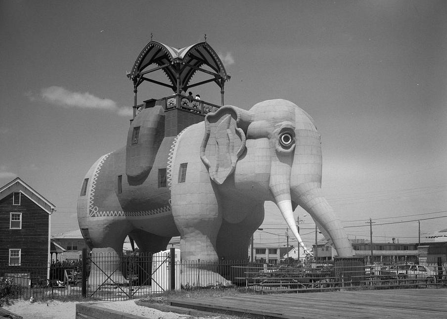 Margate Elephant - Lucy, Margate City New Jersey General view of Lucy after restoration