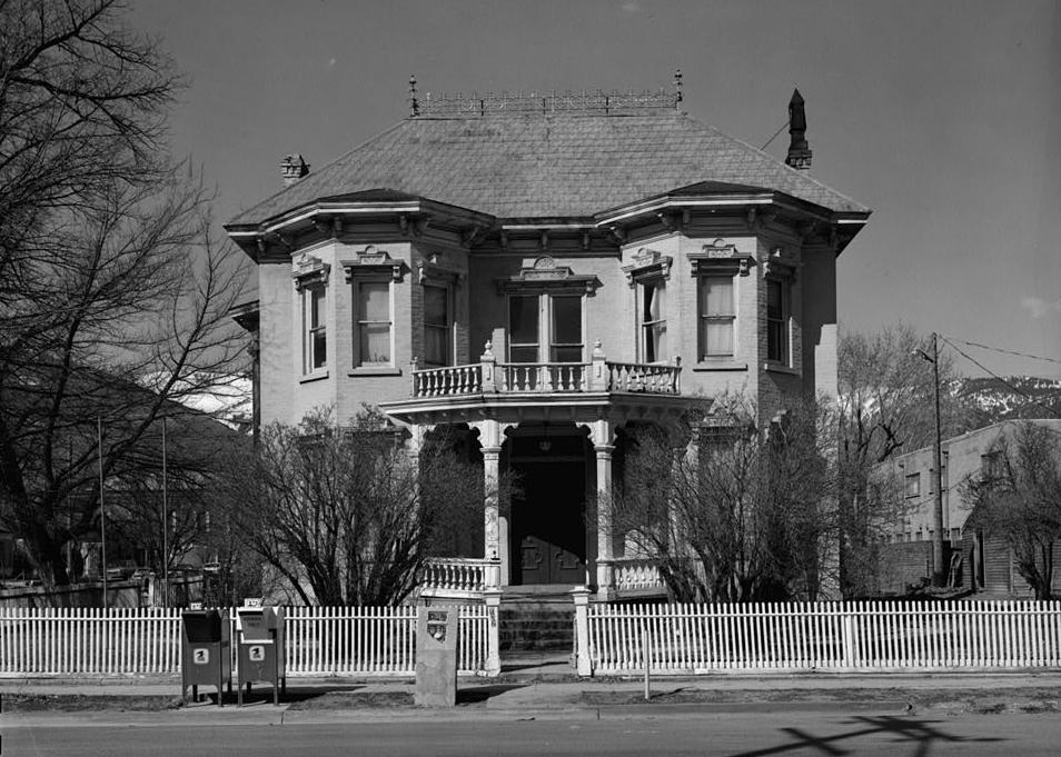 Mathias Rinckel Mansion, Carson City Nevada 1972 EAST FACADE