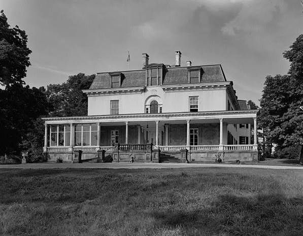 La Bergerie/Rokeby Mansion Barrytown New York SOUTHWEST FRONT, LOOKING NORTHEAST