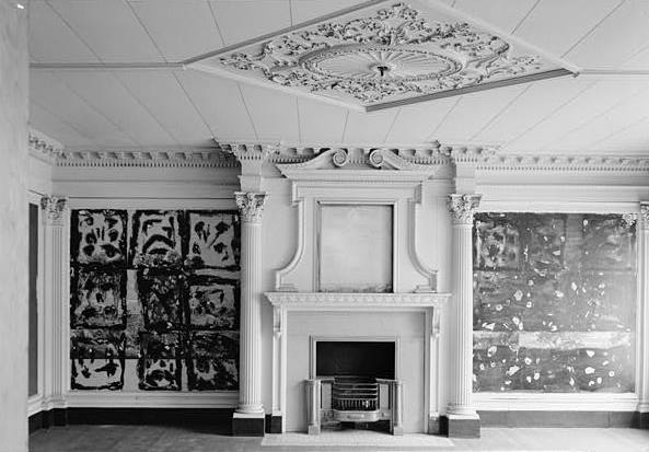 Ansley Wilcox House (Theodore Roosevelt Inaugural National Historic Site), Buffalo New York May 1965, INTERIOR EAST ROOM, FIRST FLOOR