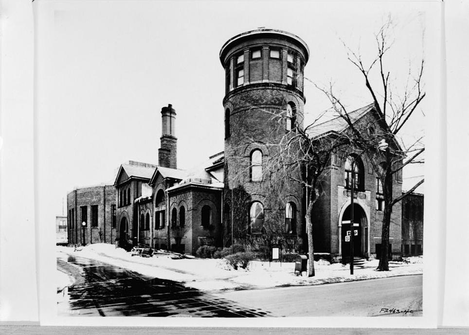 Cyclorama Building, Buffalo New York 1963 GENERAL VIEW LOOKING SOUTHEAST,OLD PART OF BUILDING, DEMOLISHED 1974