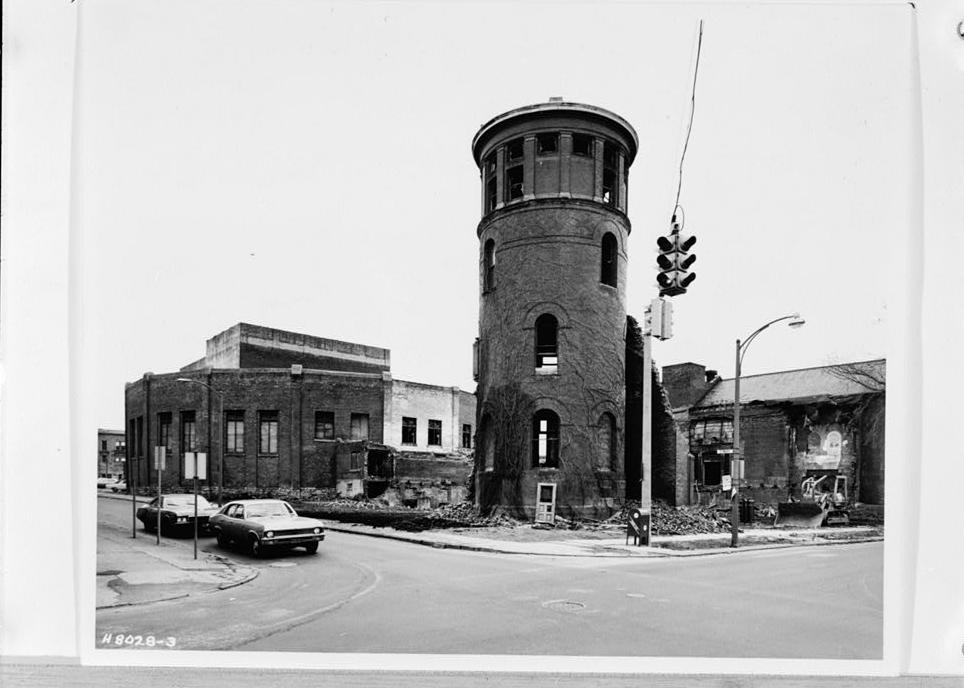 Cyclorama Building, Buffalo New York 1974 GENERAL VIEW LOOKING SOUTHEAST, DEMOLITION OF BUILDING