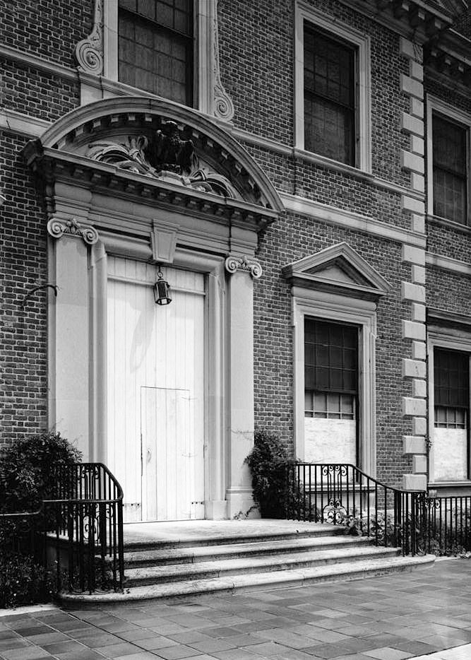 Caumsett Manor – Marshall Field Estate, Cold Spring Harbor New York MAIN ELEVATION, DETAIL OF ENTRANCE