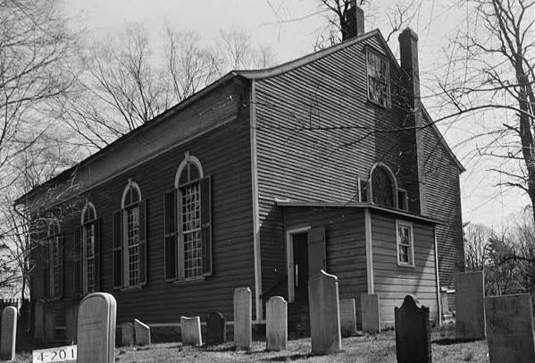 Trinity Church, Fishkill New York April 19, 1934, VIEW FROM SOUTHWEST