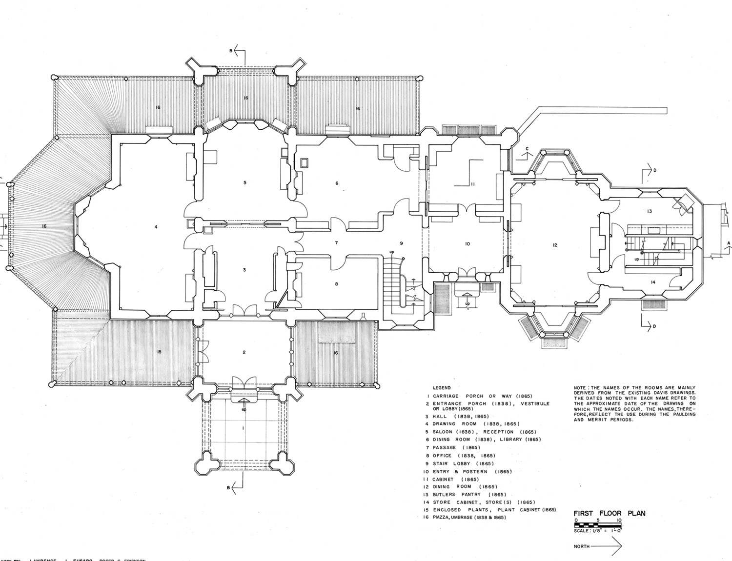Floor Plans Lyndhurst Mansion, Tarrytown New York