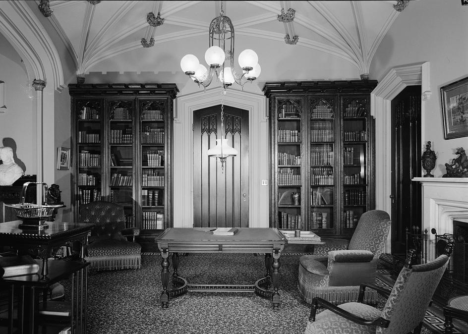 Lyndhurst Mansion, Tarrytown New York SOUTH LIBRARY