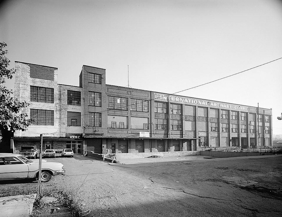 Peerless Motor Car Company, Cleveland Ohio Plant #2, Brass Foundry and Assembly Building, looking east 1979
