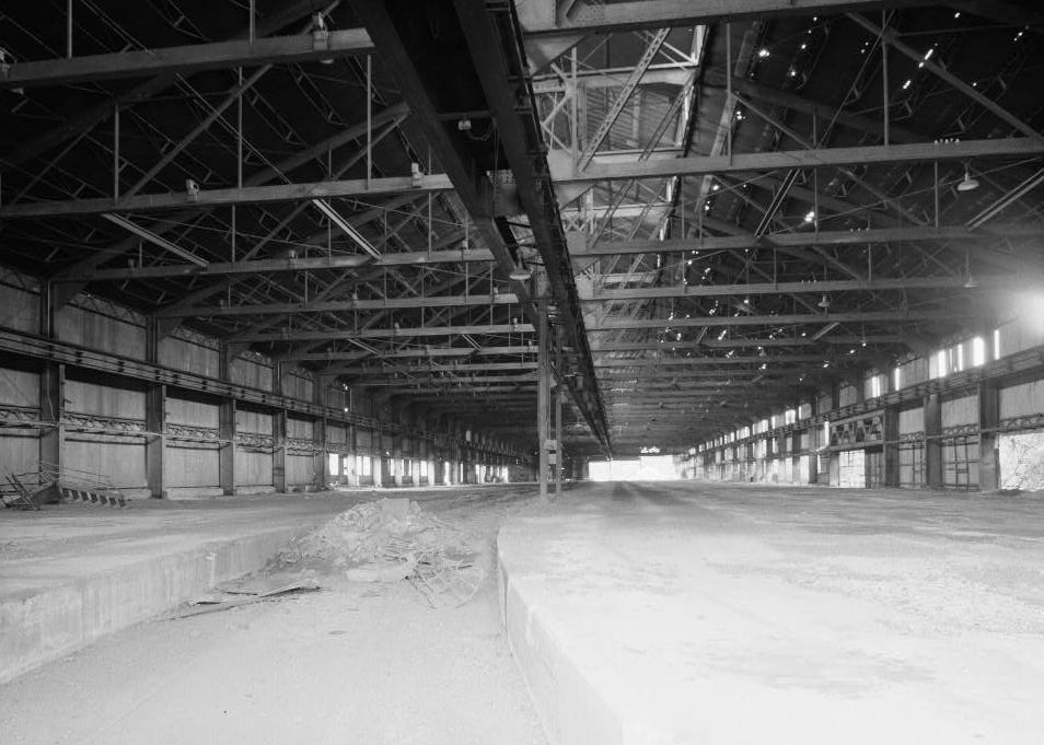 Republic Iron and Steel Company Youngstown Works, Ohio INTERIOR LOOKING EAST SHOWING CLEAR SPAN