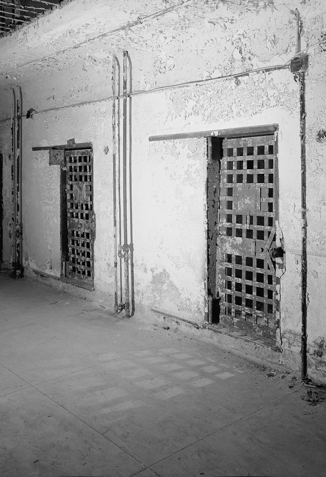 Eastern State Penitentiary, Philadelphia Pennsylvania Interior view, cell block twelve (1998)