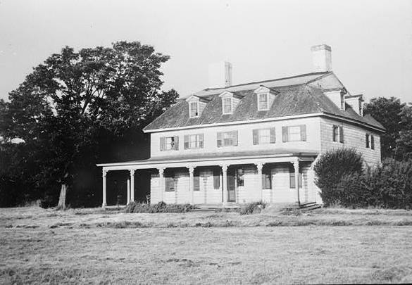 1950 WEST (FRONT) ELEVATION FROM NORTHWEST.