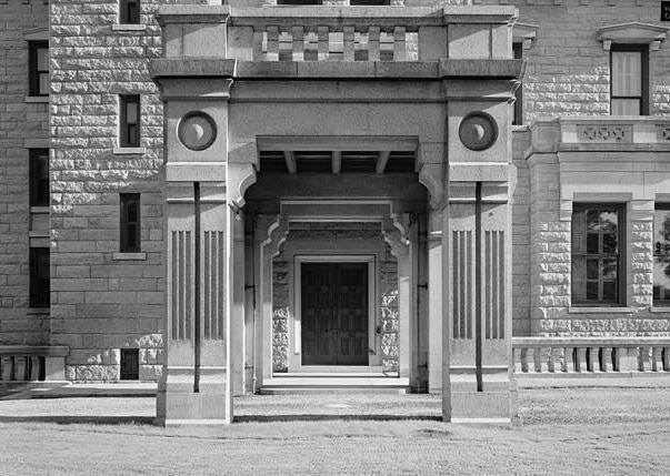 Chateau-sur-Mer Mansion (Wetmore House), Newport Rhode Island PORTE-COCHERE FROM THE WEST