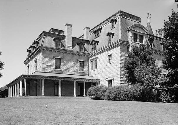 Chateau-sur-Mer Mansion (Wetmore House), Newport Rhode Island VIEW FROM THE NORTHEAST