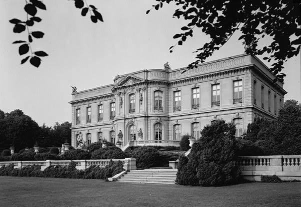 The Elms (Edward J. Berwind House), Newport Rhode Island WEST FRONT AND SOUTH FLANK