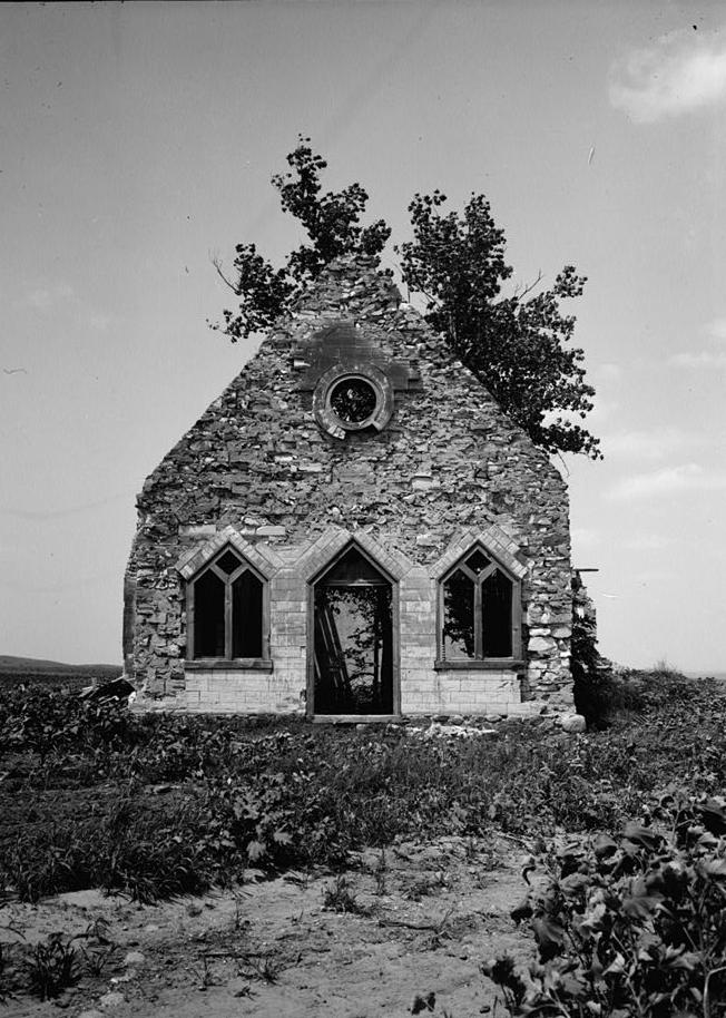 Old Fort Randall Church, Fairfax South Dakota 1947 EAST ELEVATION OF CHAPEL.