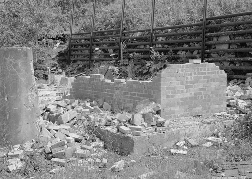 Bald Mountain Gold Mill, Lead South Dakota 1992 REFINERY FOUNDATIONS FROM NORTHWEST. DRYING OVEN REMAINS ARE OF FIREBRICK.