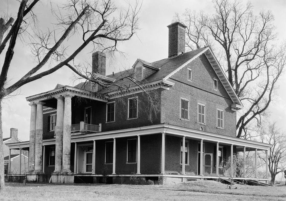 Berkeley Plantation - Harrison Family Home, Charles City Virginia Berkeley (before restoration) (ca. 1934-35)