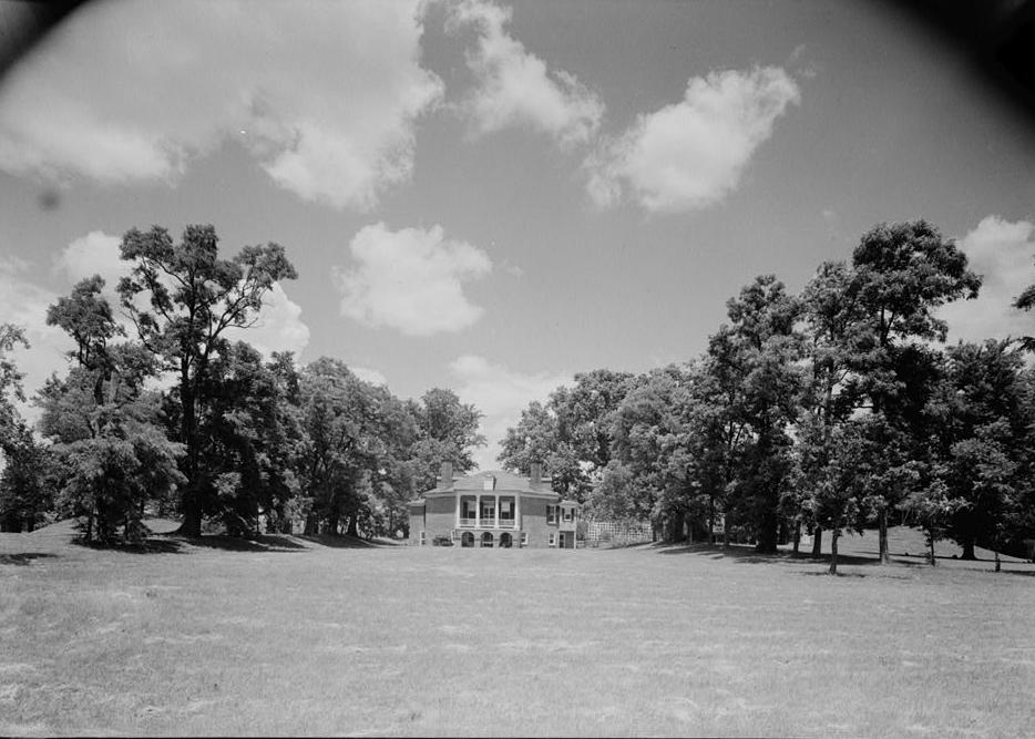 Poplar Forest - Thomas Jefferson Retreat, Forest Virginia GENERAL VIEW SOUTH (1940)