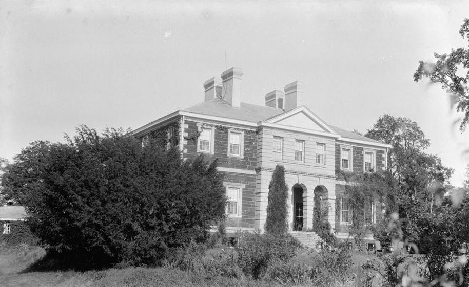 Mount Airy Plantation, Warsaw Virginia South front (1971)