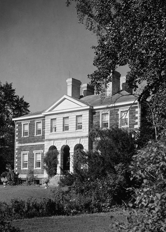 Mount Airy Plantation, Warsaw Virginia View from southeast (1971)