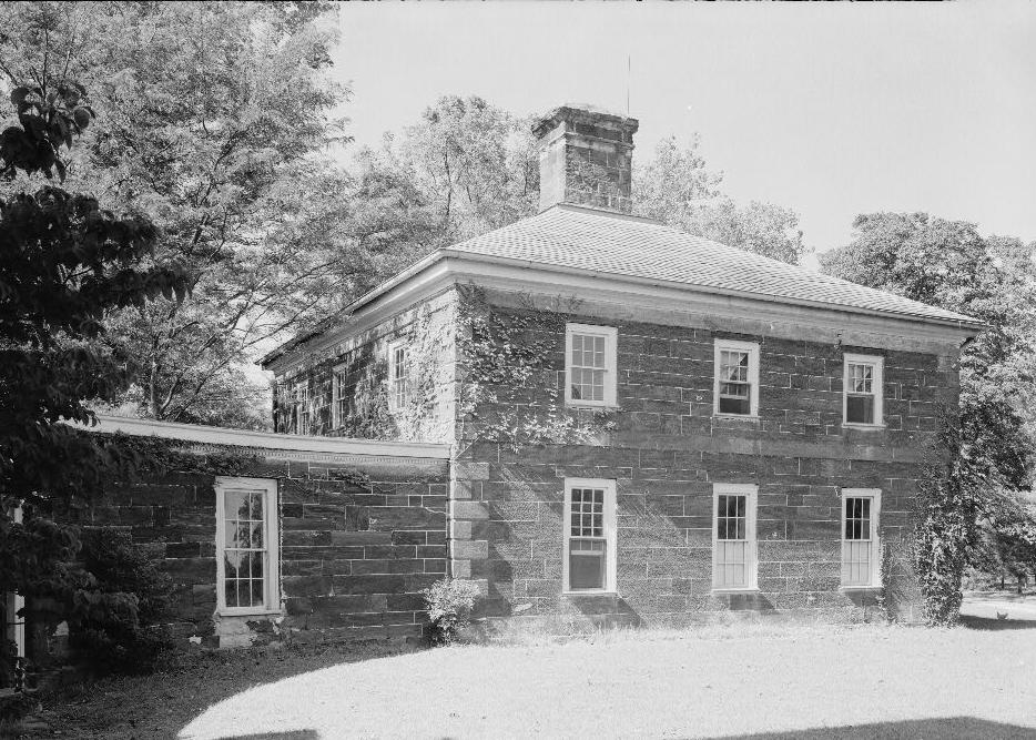 Mount Airy Plantation, Warsaw Virginia East wall, west dependency (1971)