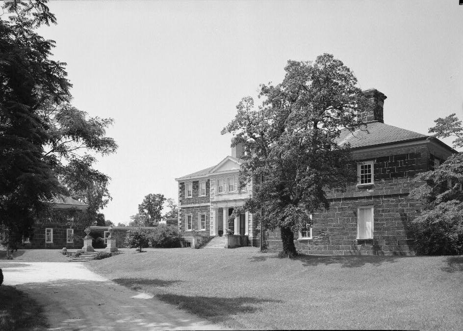 Mount Airy Plantation, Warsaw Virginia View from the north (1971)
