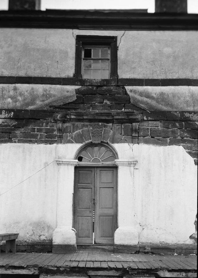 Menokin - Francis Lightfoot Lee House Ruins, Warsaw Virginia Detail of front door