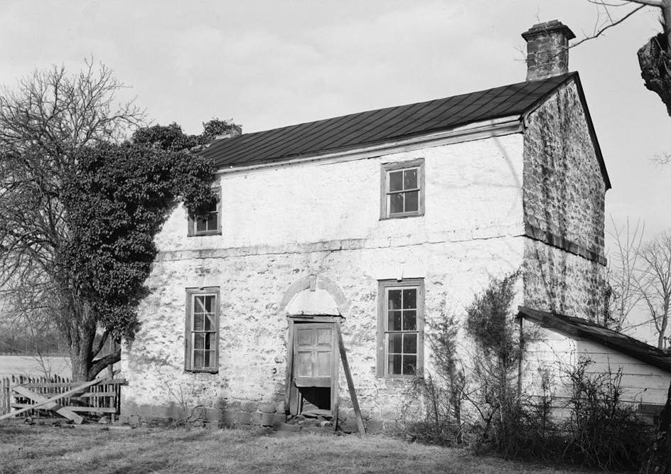 Menokin - Francis Lightfoot Lee House Ruins, Warsaw Virginia Southwest elevation of advance house