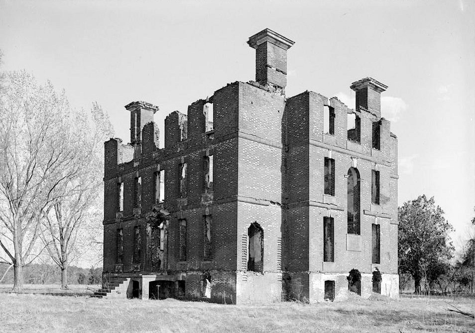 Rosewell Mansion Ruins, White Marsh Virginia VIEW FROM NORTHWEST (1937)