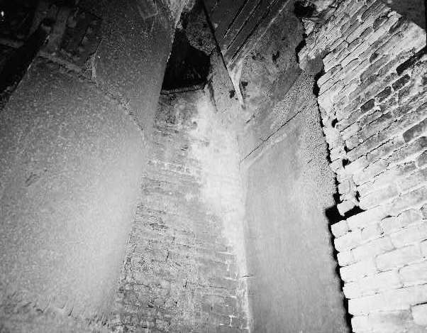 Bomfords Mill, Washington DC 1967 MILL-WHEEL PIT, INTAKE TUBE TO THE RIGHT