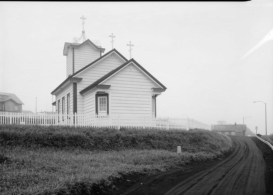SS. Peter & Paul Russian Orthodox Church, St. Paul Alaska 1989  SOUTH AND EAST SIDES