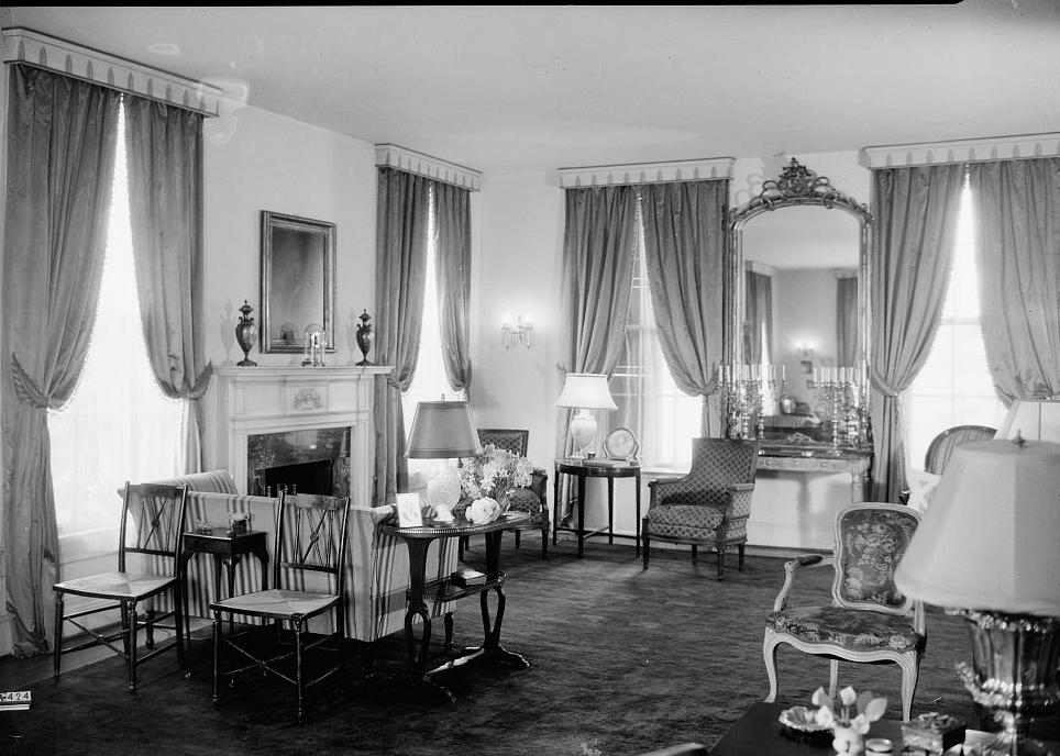 Arlington Place - Munger Mansion, Birmingham Alabama 1937 GENERAL VIEW IN PARLOR (NO. AND WEST WALLS)