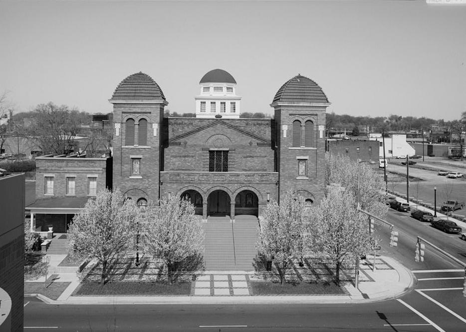 16<sup>th</sup> Street Baptist Church, Birmingham Alabama 1993 Southeast (front) elevation (taken from roof of Civil Rights Institute)