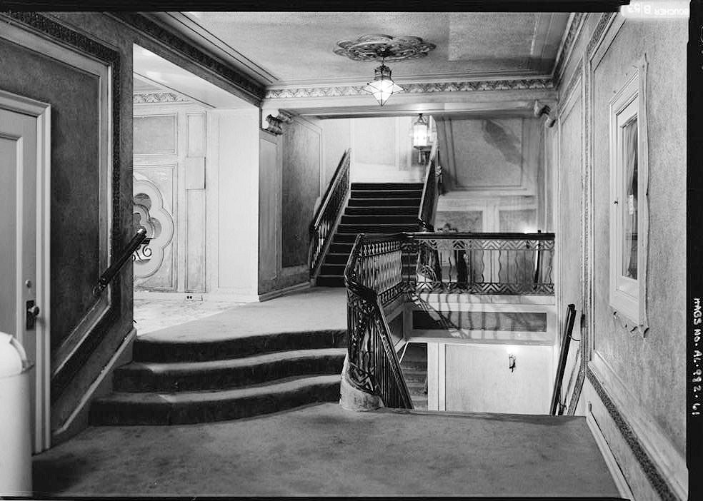 Alabama Theater, Birmingham Alabama 1996 VIEW OF SOUTH FIRE STAIR FROM THE WEST