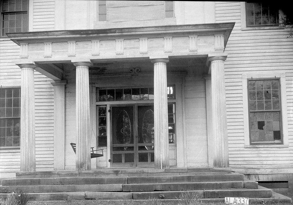 Cunningham Plantation, Cherokee Alabama 1936 Front Entrance